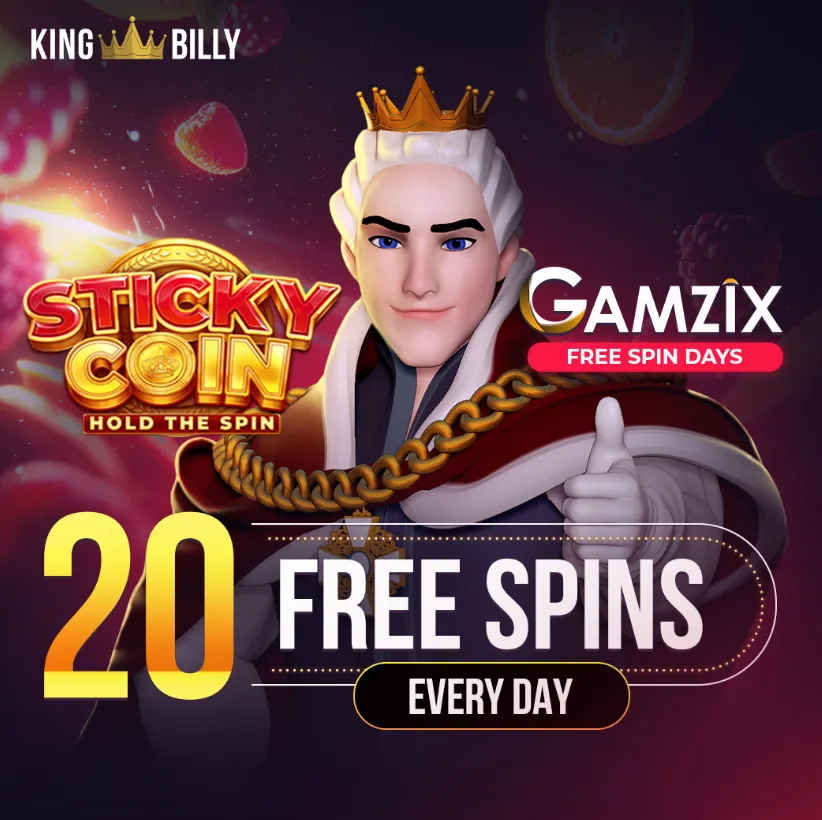 King Billy Casino Ireland 🎖️ 50 No-Deposit Free Spins 2024